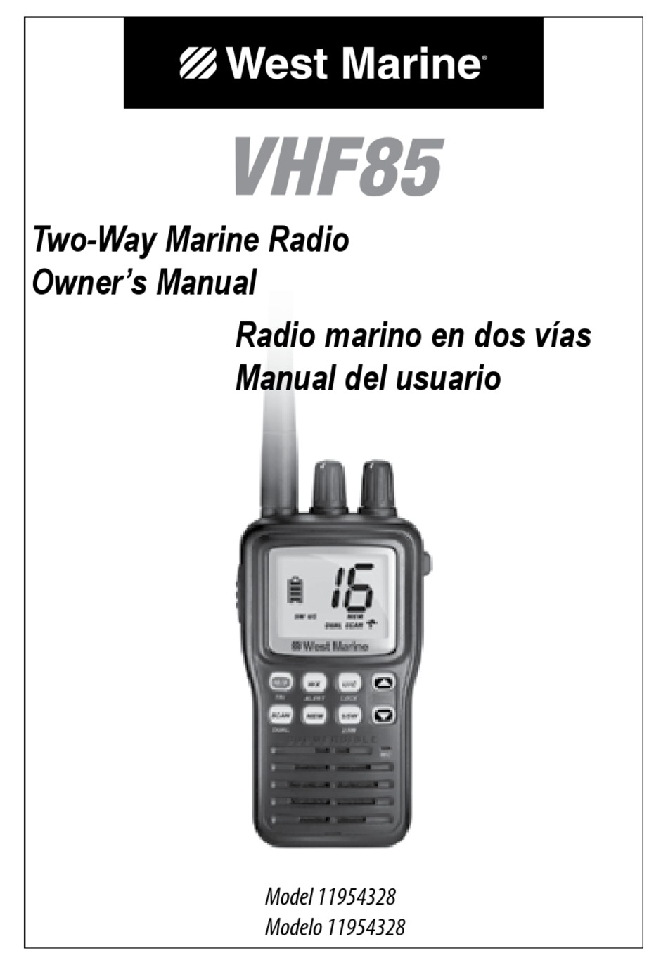 VHF85 Handheld VHF Radio