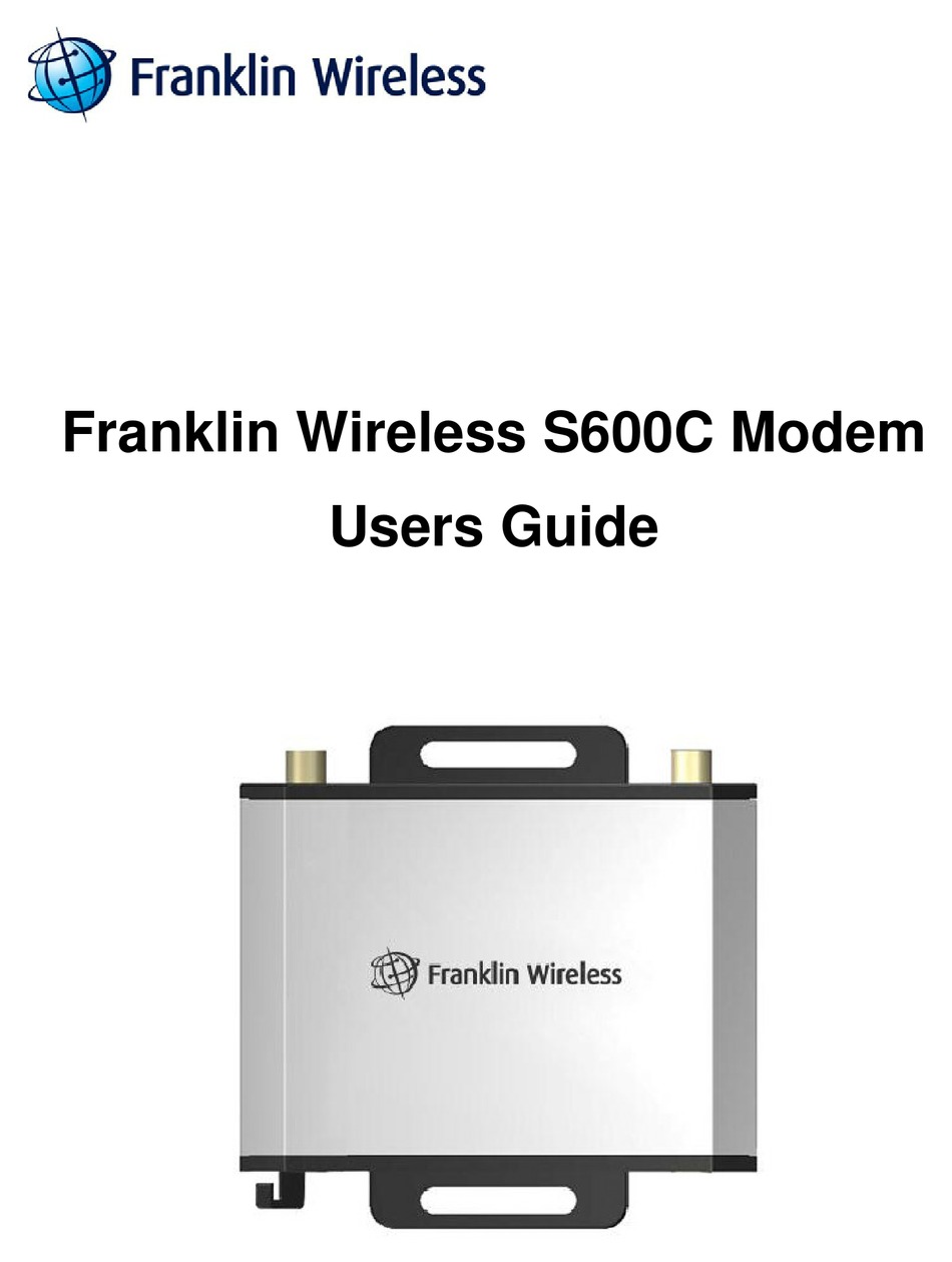 Franklin wireless usb devices driver windows 7