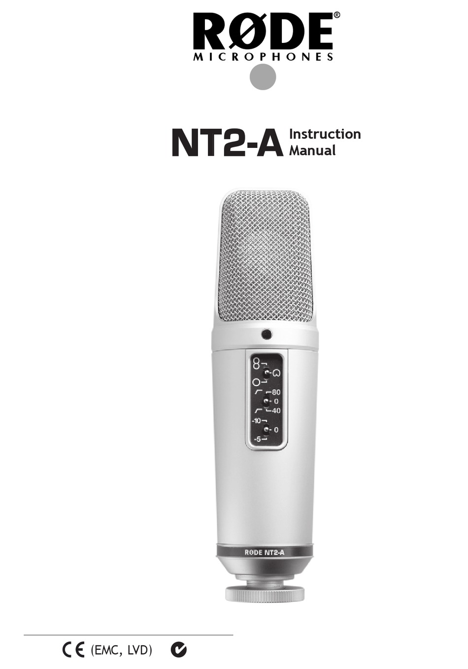 RODE MICROPHONES NT2A INSTRUCTION MANUAL Pdf Download ManualsLib