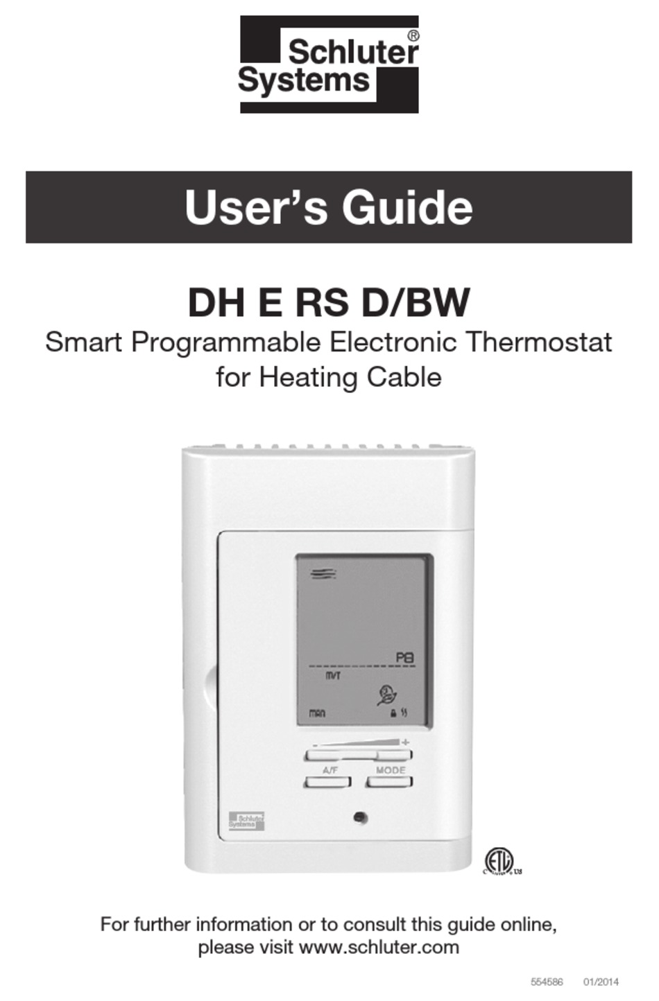 SCHLUTER SYSTEMS DH E RS D USER MANUAL Pdf Download | ManualsLib