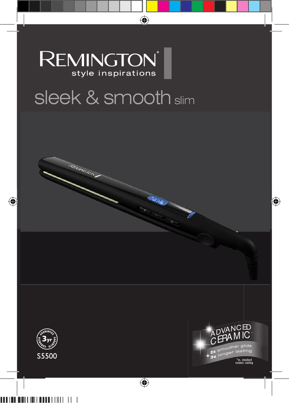 remington sleek and smooth straightener