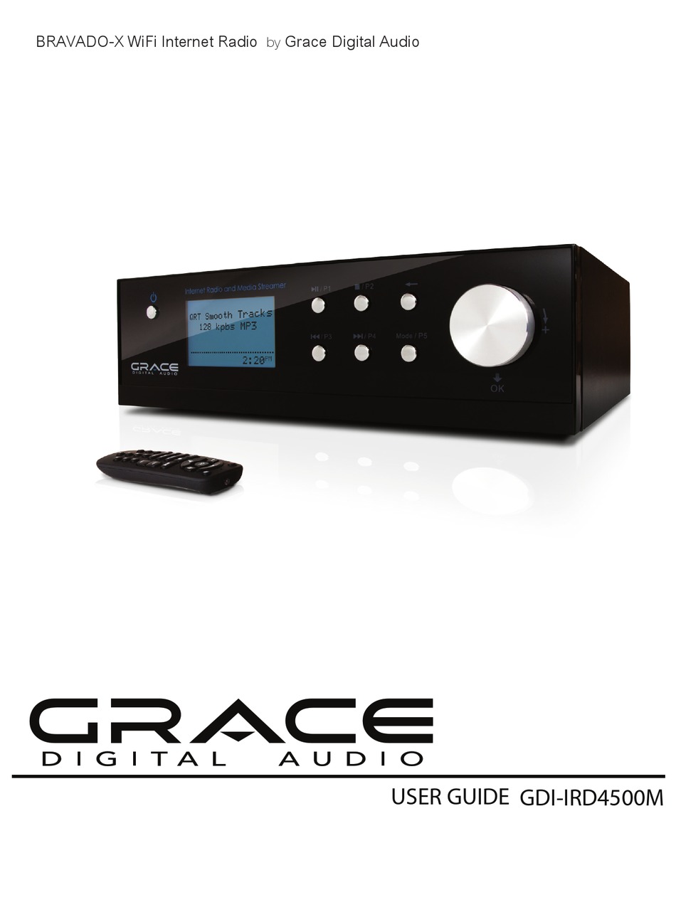 Grace Digital Wireless Internet Radio (GDI-IR1000) GDI-IR1000