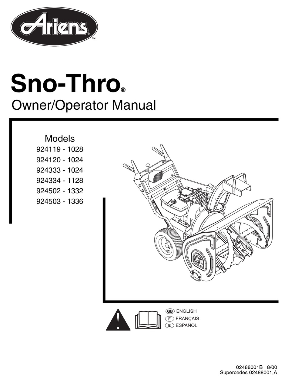 Ariens Service Manual Pdf