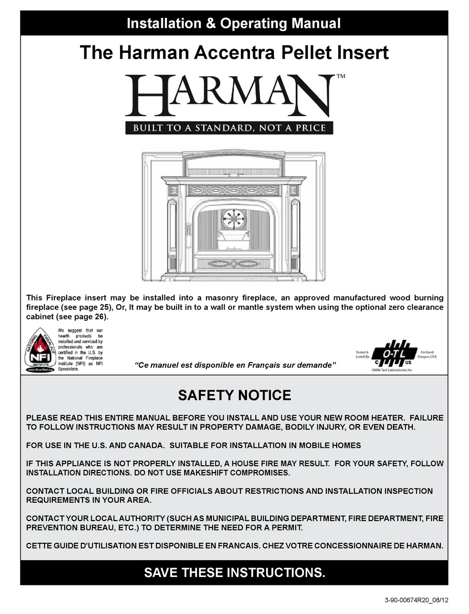 HARMAN ACCENTRA INSTALLATION & OPERATING MANUAL Pdf Download | ManualsLib