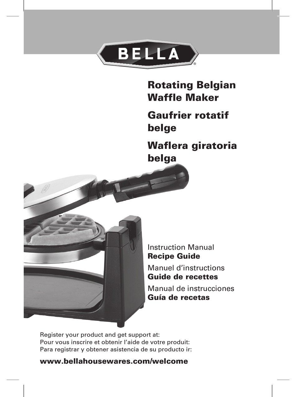 bella-rotating-belgian-waffle-maker-instruction-manual-pdf-download