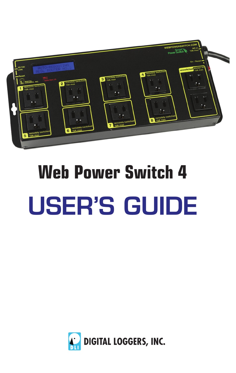 DIGITAL LOGGERS WEB POWER SWITCH 4 USER MANUAL Pdf Download ManualsLib