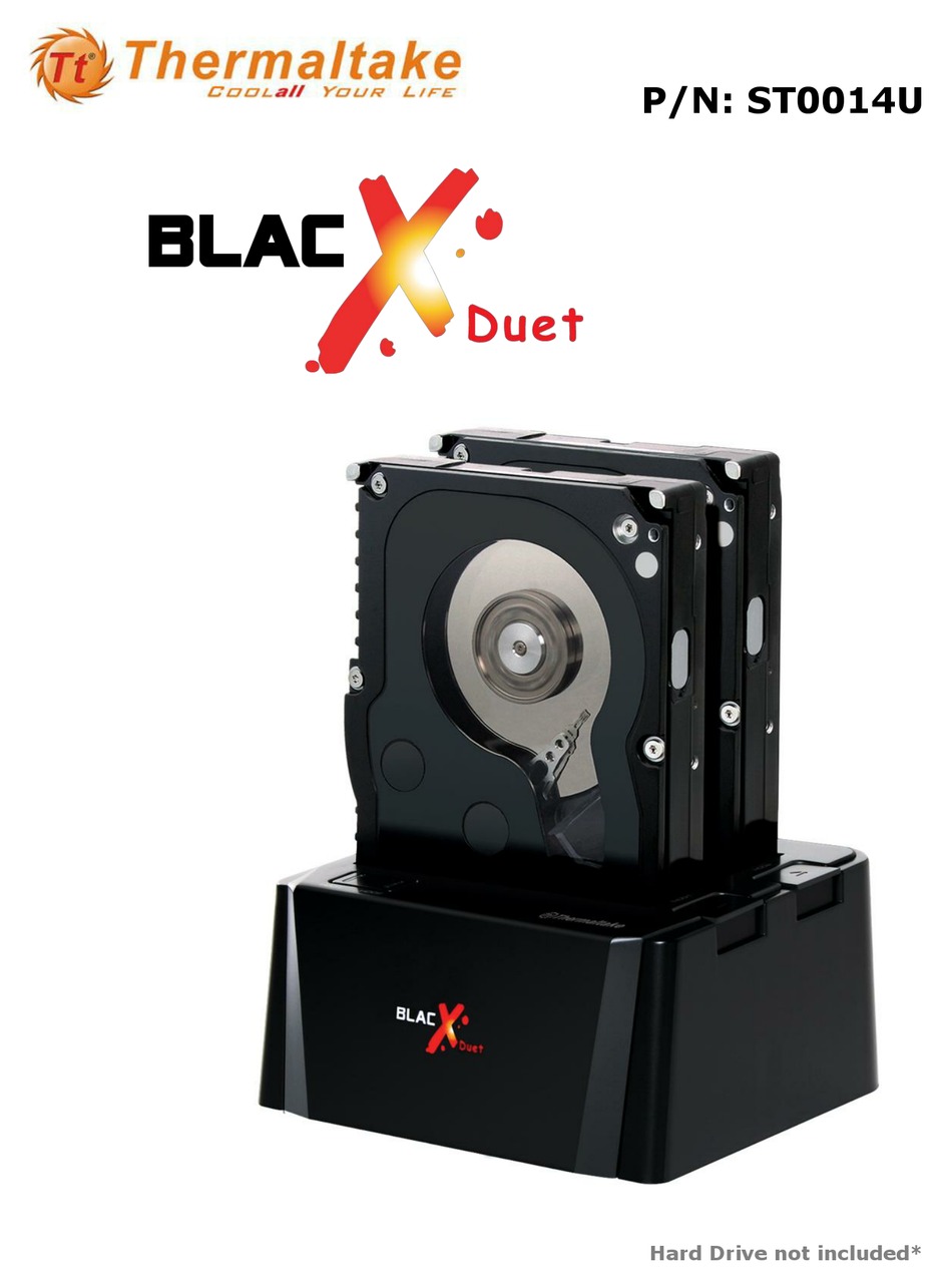 thermaltake blacx duet driver