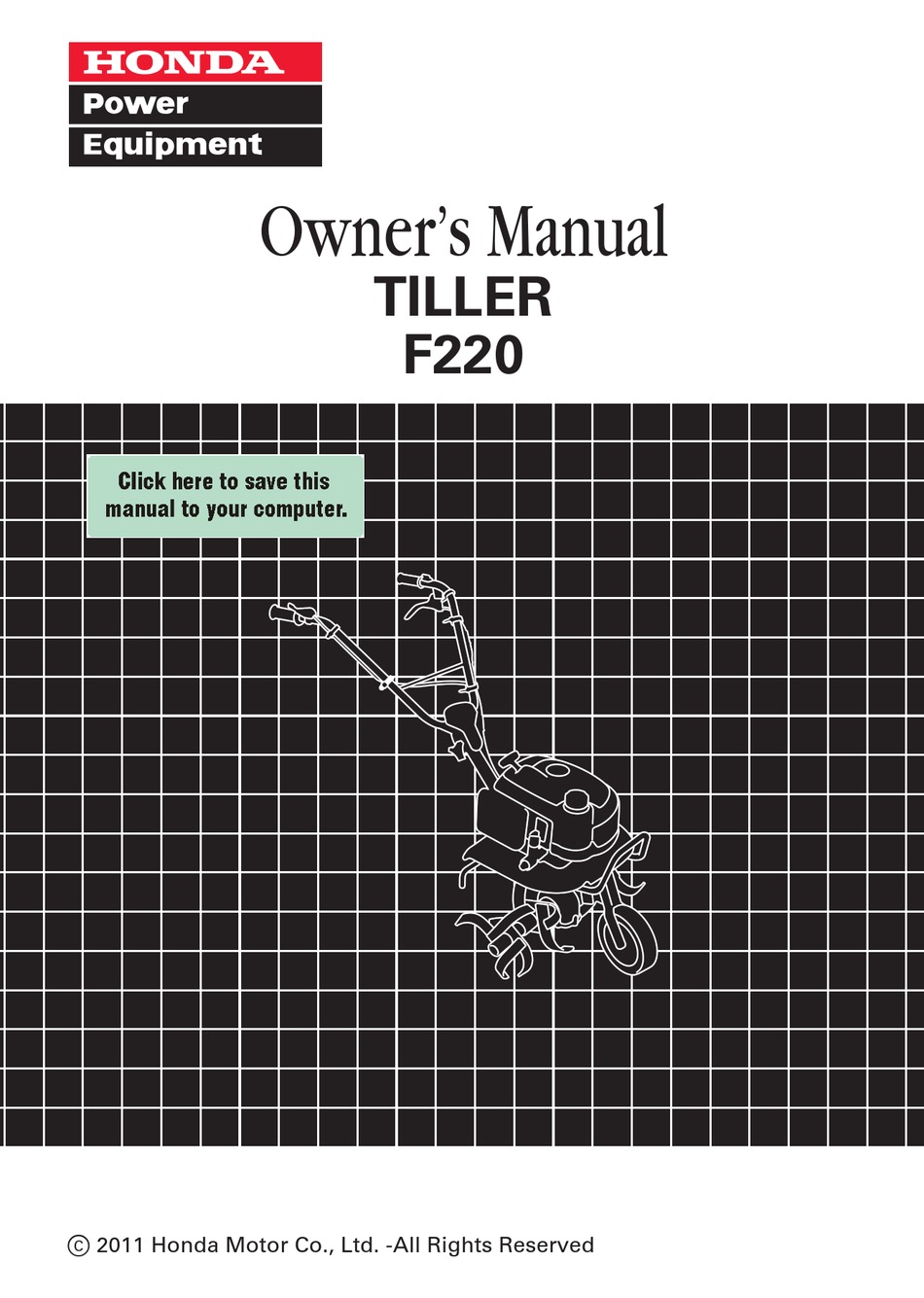 HONDA F220 OWNER'S MANUAL Pdf Download | ManualsLib