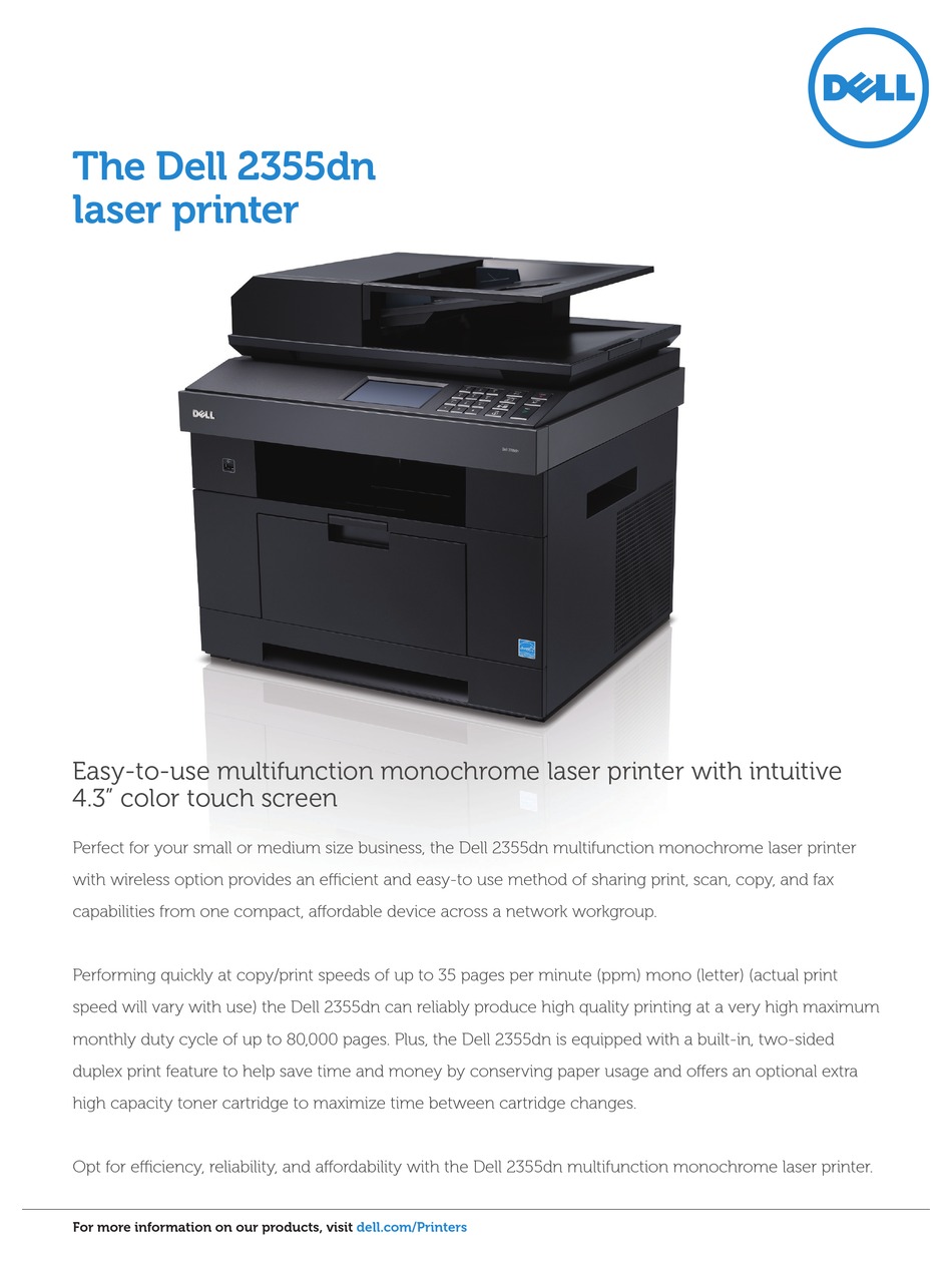 dell 2355dn printer