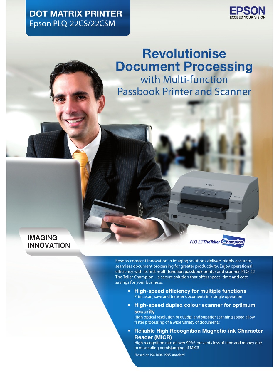EPSON PLQ-22CS BROCHURE \u0026 SPECS Pdf 
