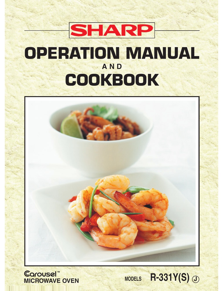 SHARP CAROUSEL R331Y OPERATION MANUAL Pdf Download ManualsLib