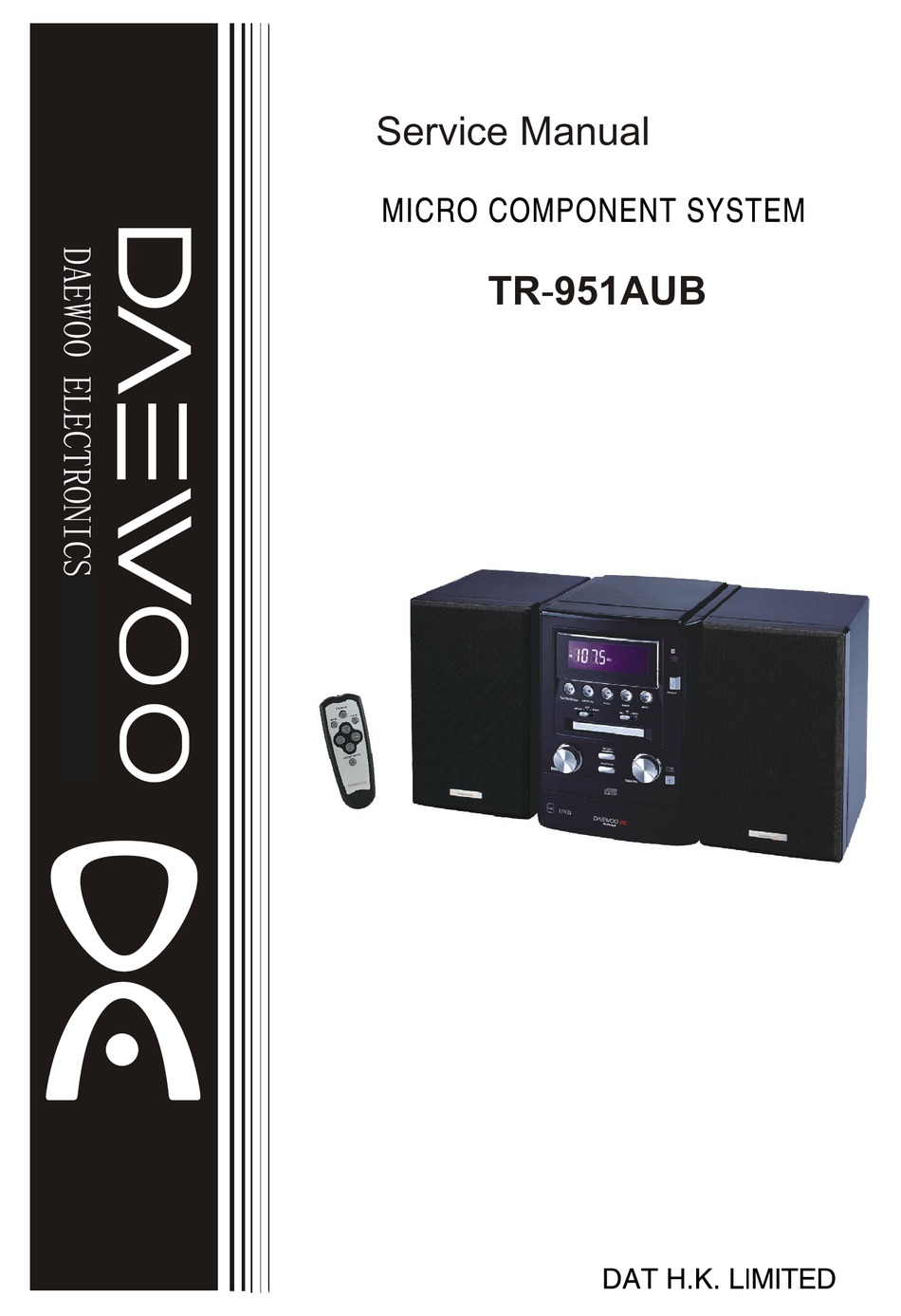 daewoo drt-s810 service manual