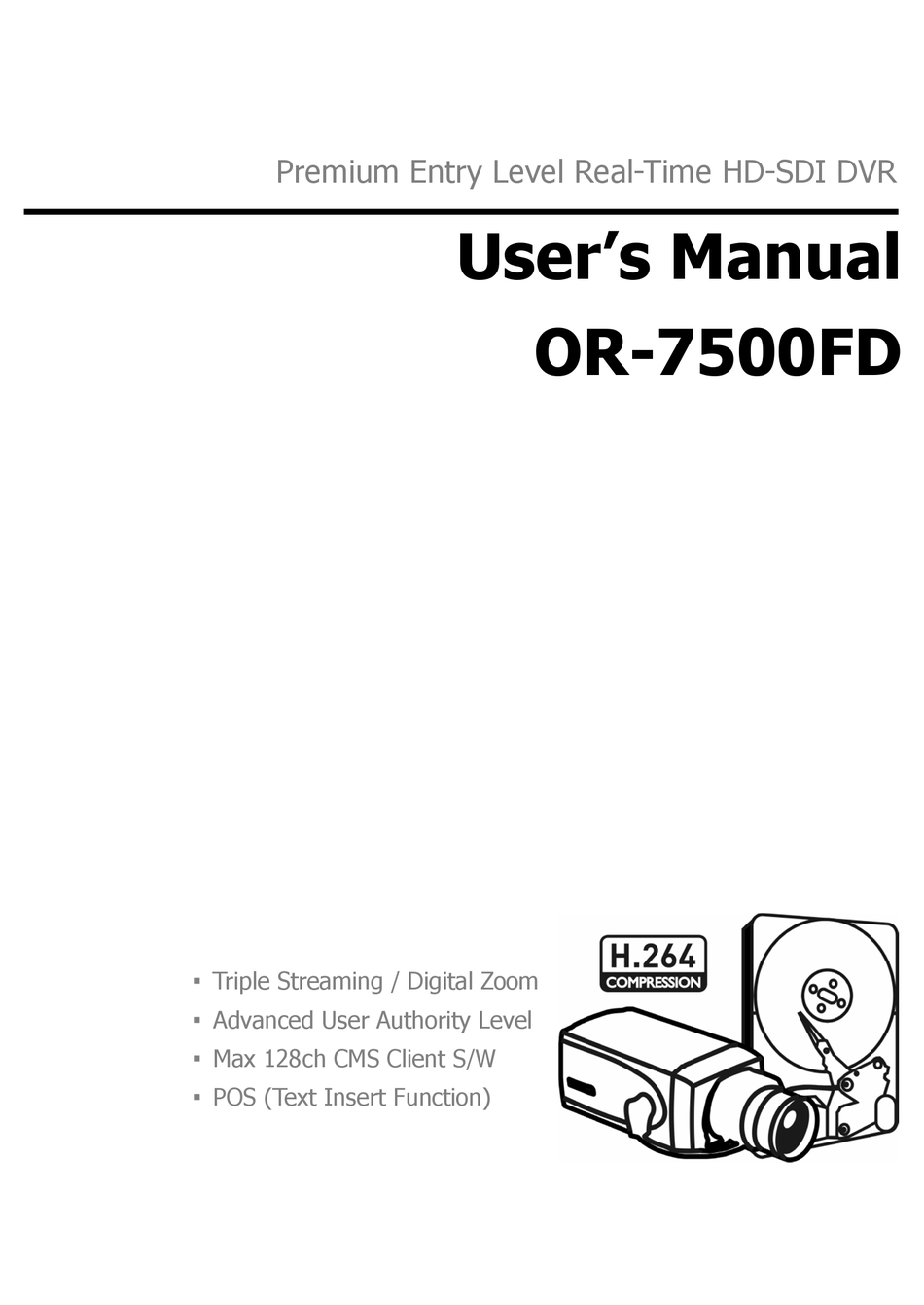 ORION TECHNOLOGY OR-7500FD USER MANUAL Pdf Download | ManualsLib