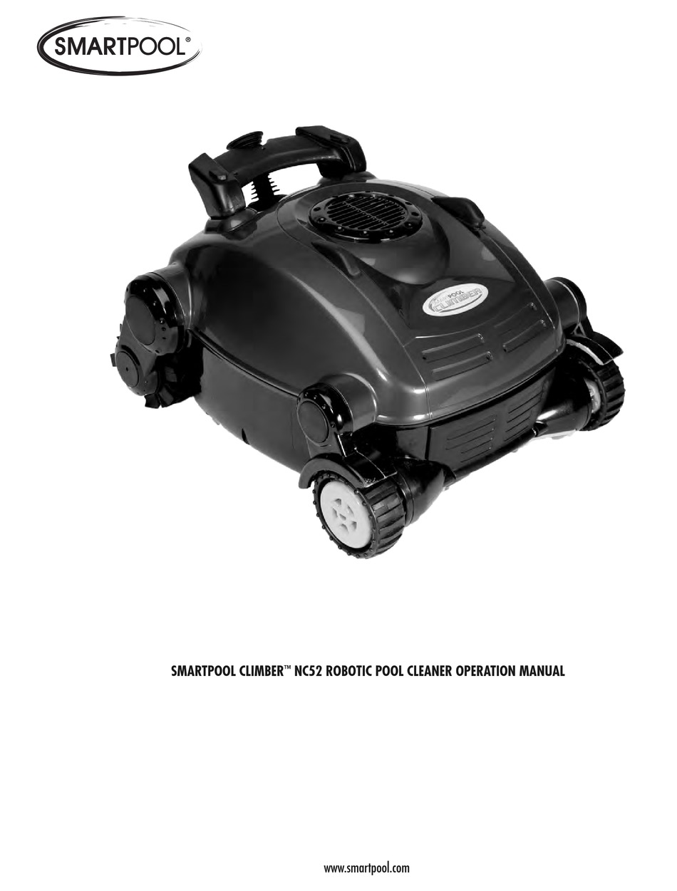 SMARTPOOL CLIMBER NC52 OPERATION MANUAL 