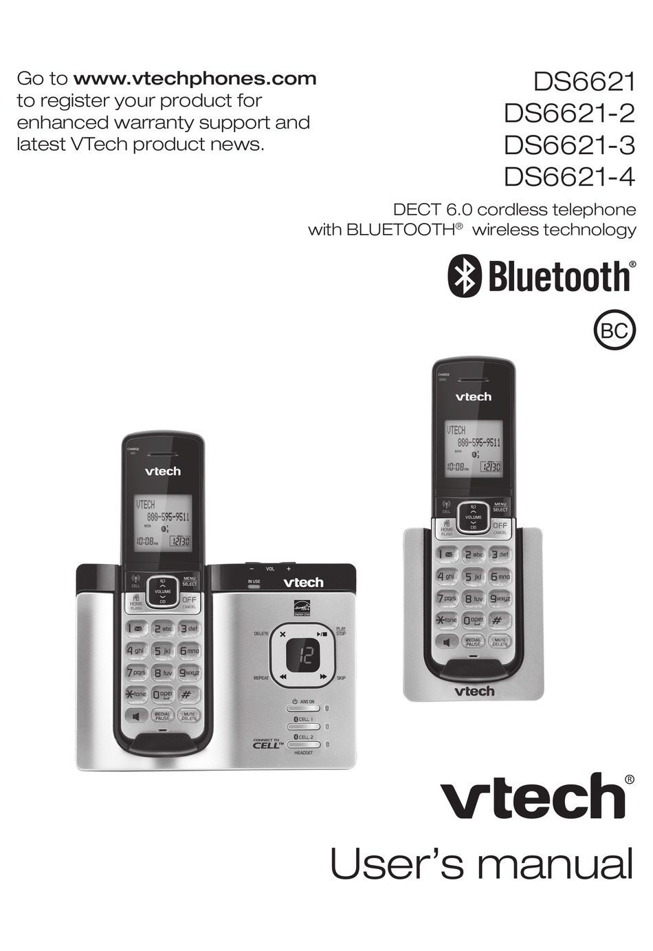 VTECH DS6621 USER MANUAL Pdf Download | ManualsLib