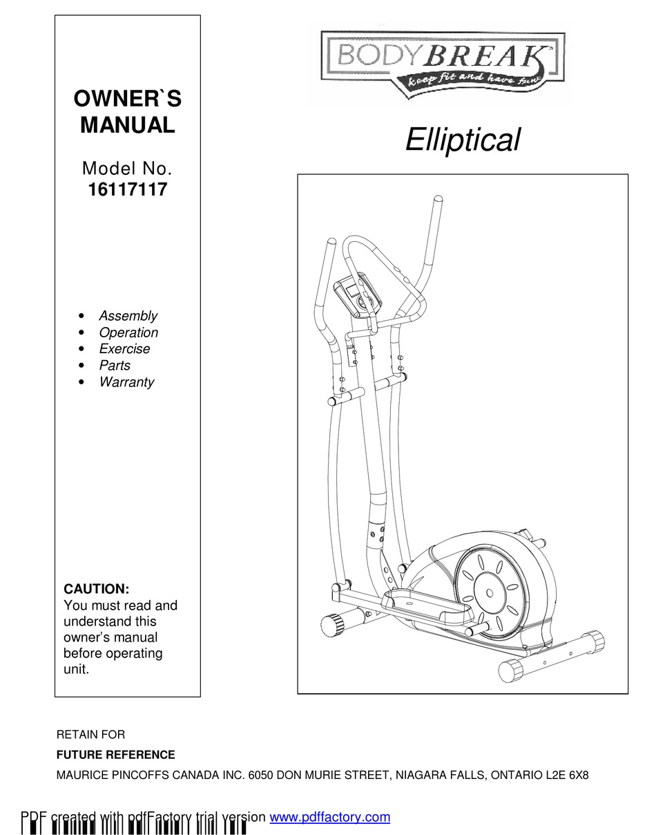 Body discount break elliptical