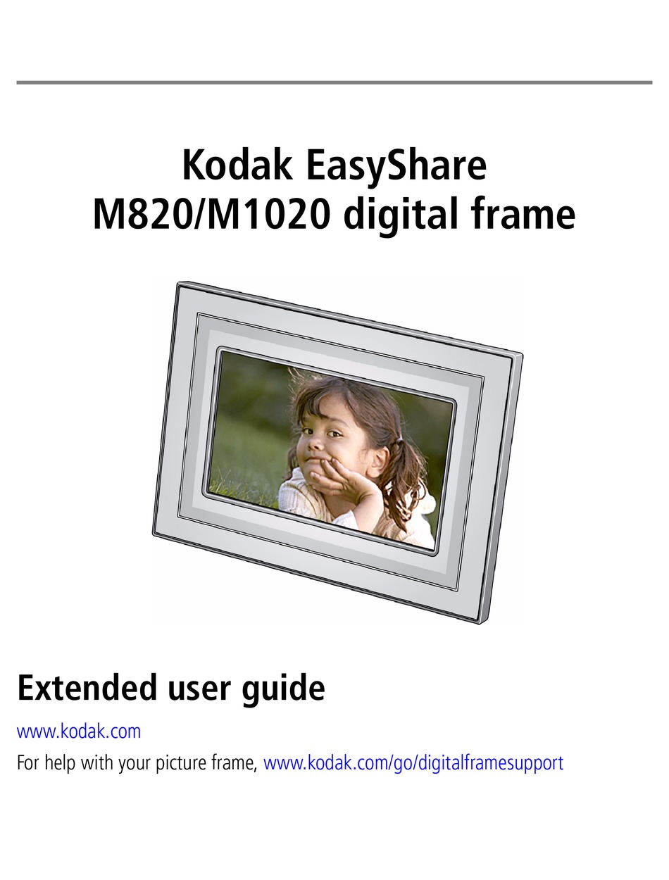 Kodak Easyshare M820 Extended User Manual Pdf Download Manualslib