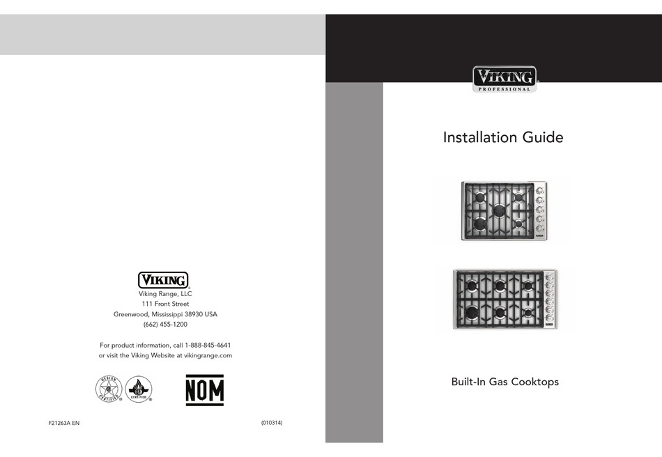VIKING 30" INSTALLATION MANUAL Pdf Download | ManualsLib