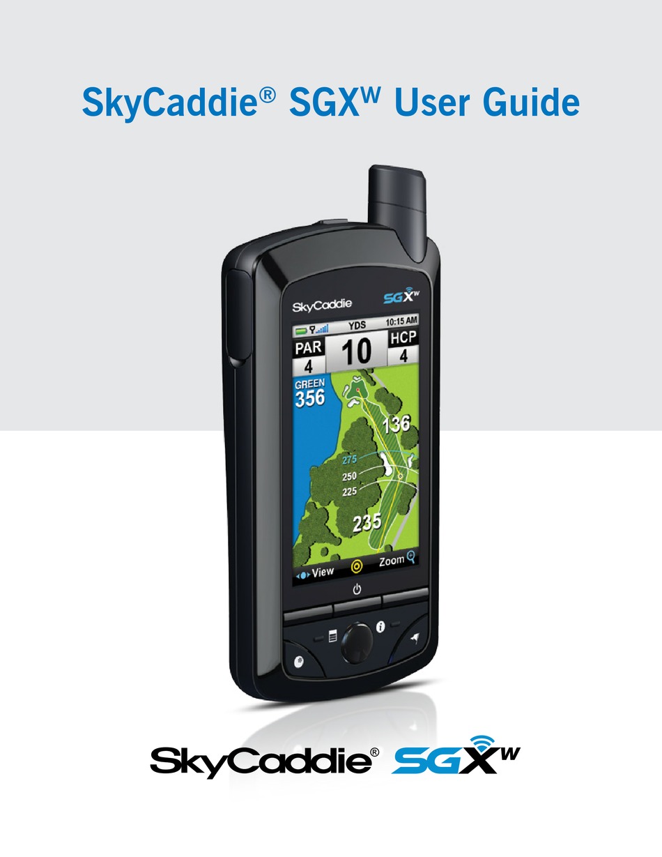 SKYCADDIE SGX USER MANUAL Pdf Download ManualsLib