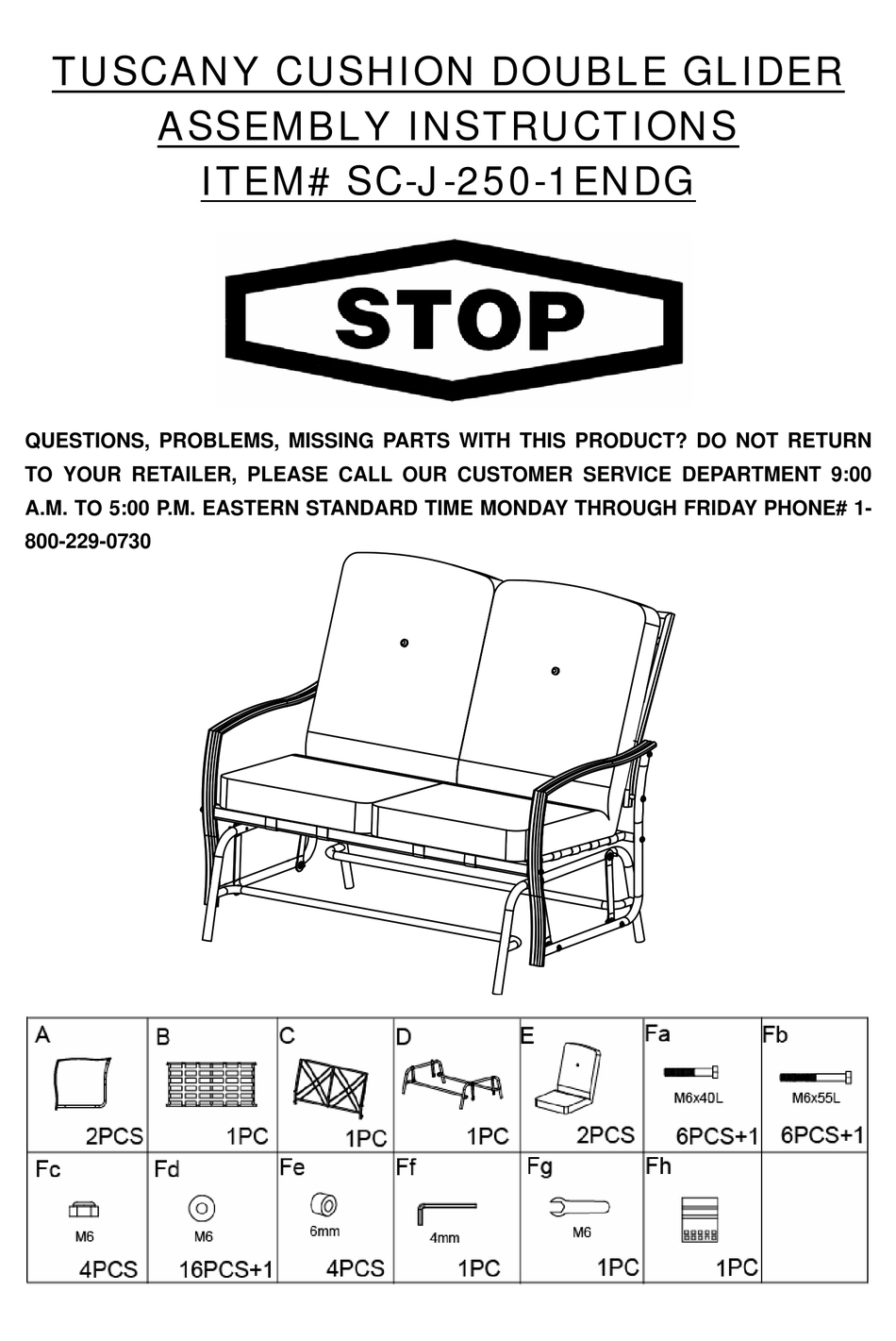 NUMARK INDUSTRIES COMPANY LTD SCJ2501ENDG ASSEMBLY INSTRUCTIONS Pdf