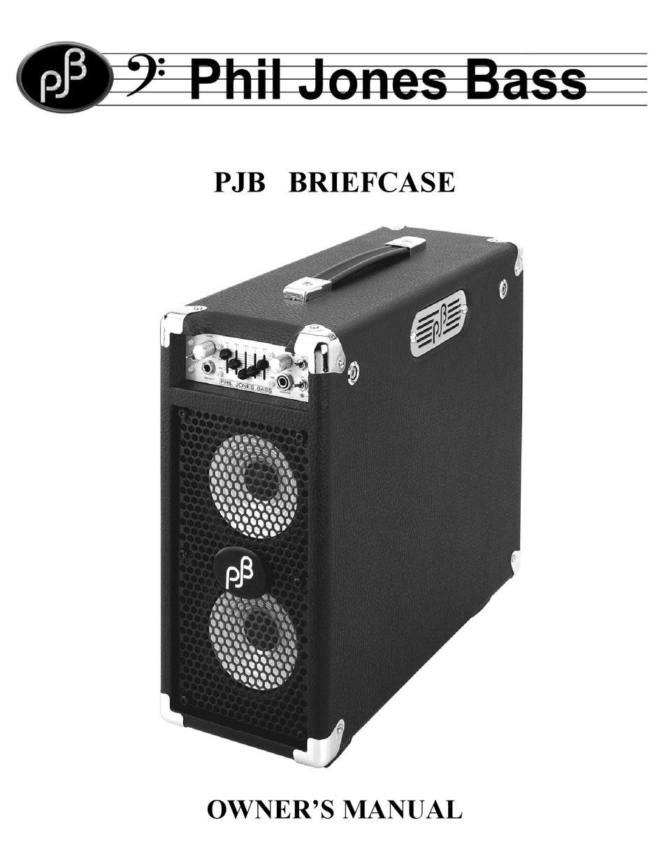 PJB BRIEFCASE OWNER'S MANUAL Pdf Download ManualsLib