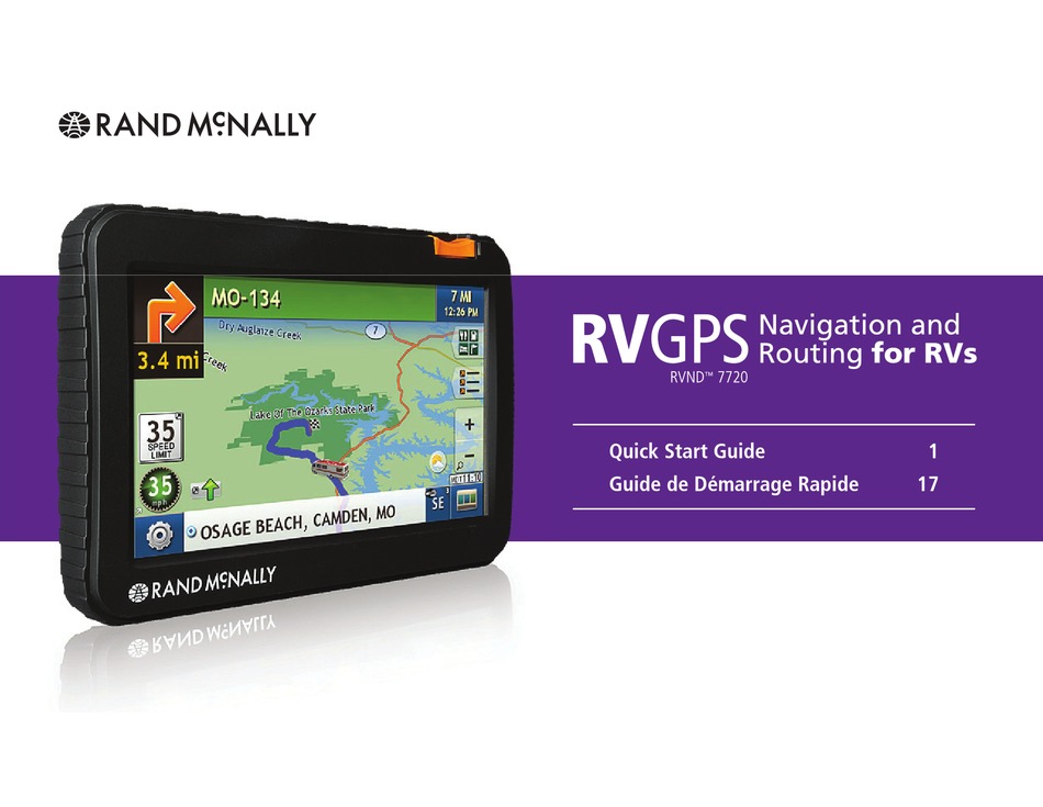 Distance Calculator Rand Mcnally Rand Mcnally Rvnd 7720 Quick Start Manual Pdf Download | Manualslib
