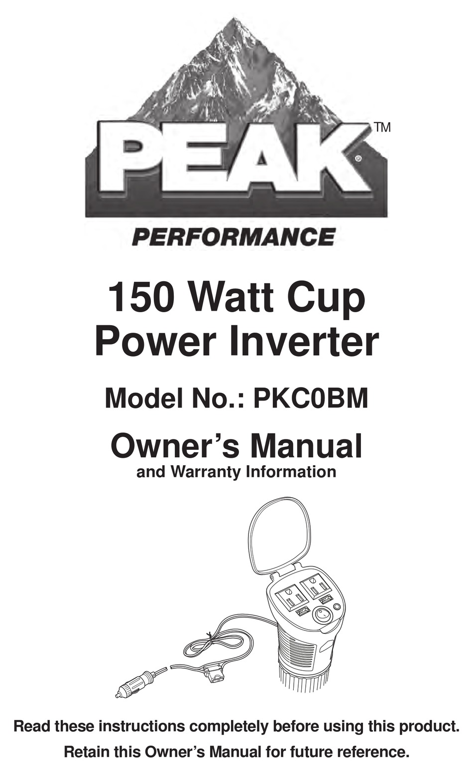 1 USED PEAK Power Inverter PKC0BM *MAKE OFFER* 