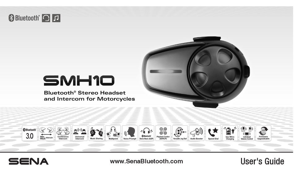 Sena SMH10 User Manual 