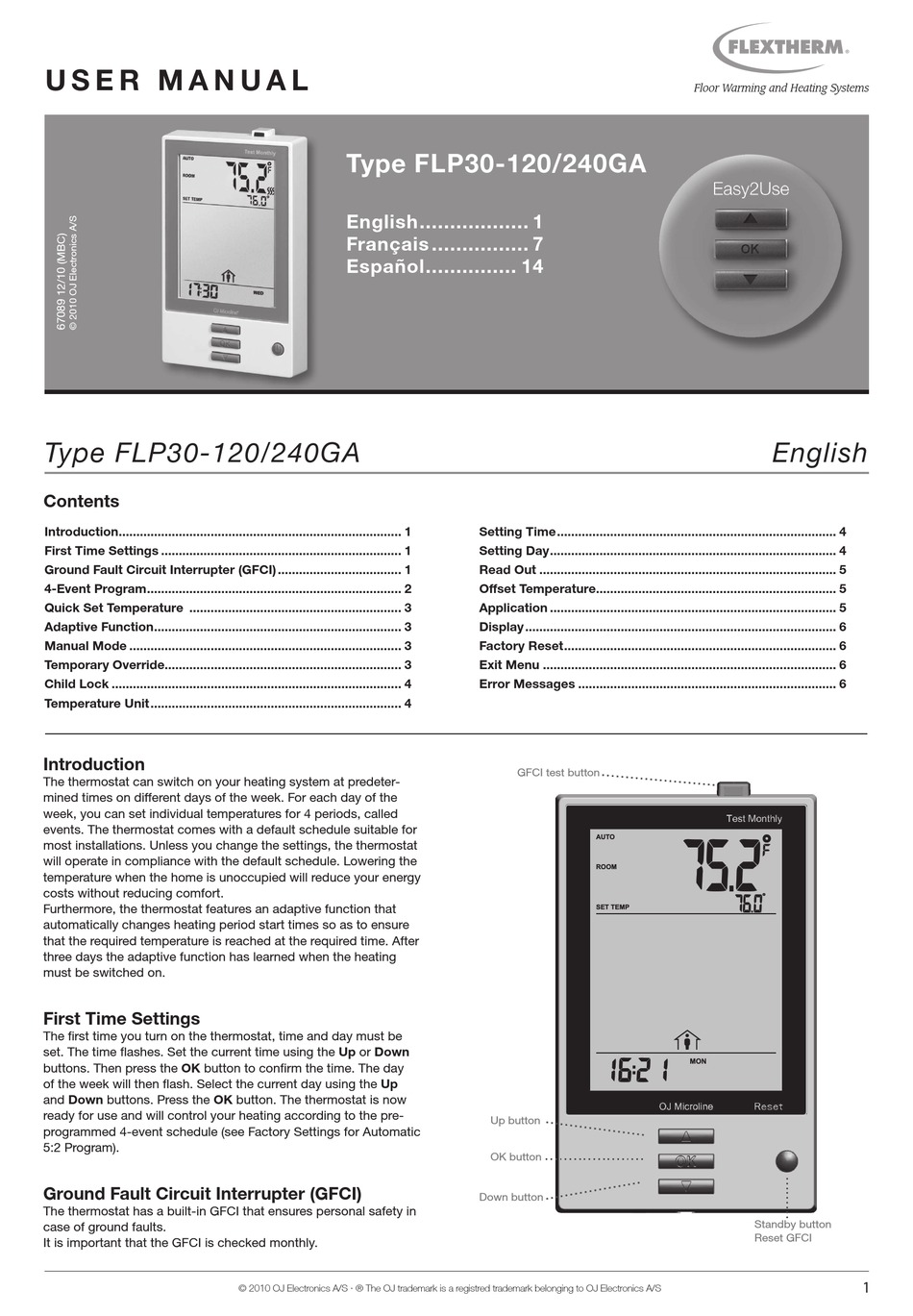 FLEXTHERM FLP30120 USER MANUAL Pdf Download ManualsLib