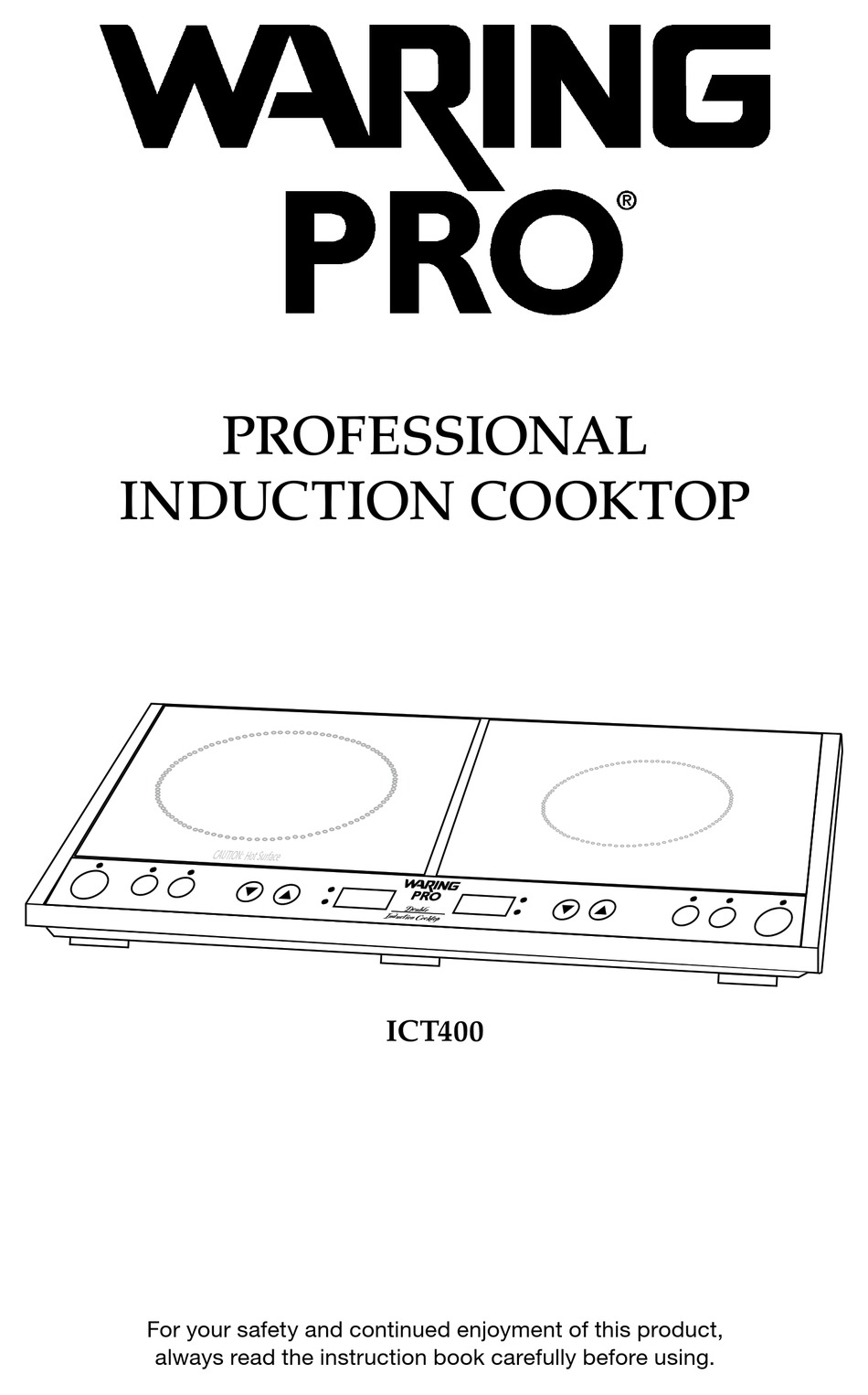 WARING ICT400 INSTRUCTION BOOK Pdf Download ManualsLib