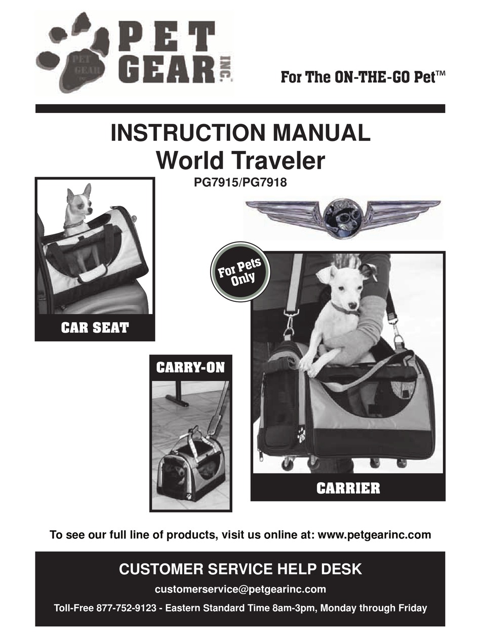 PET GEAR PG7915 INSTRUCTION MANUAL Pdf Download ManualsLib