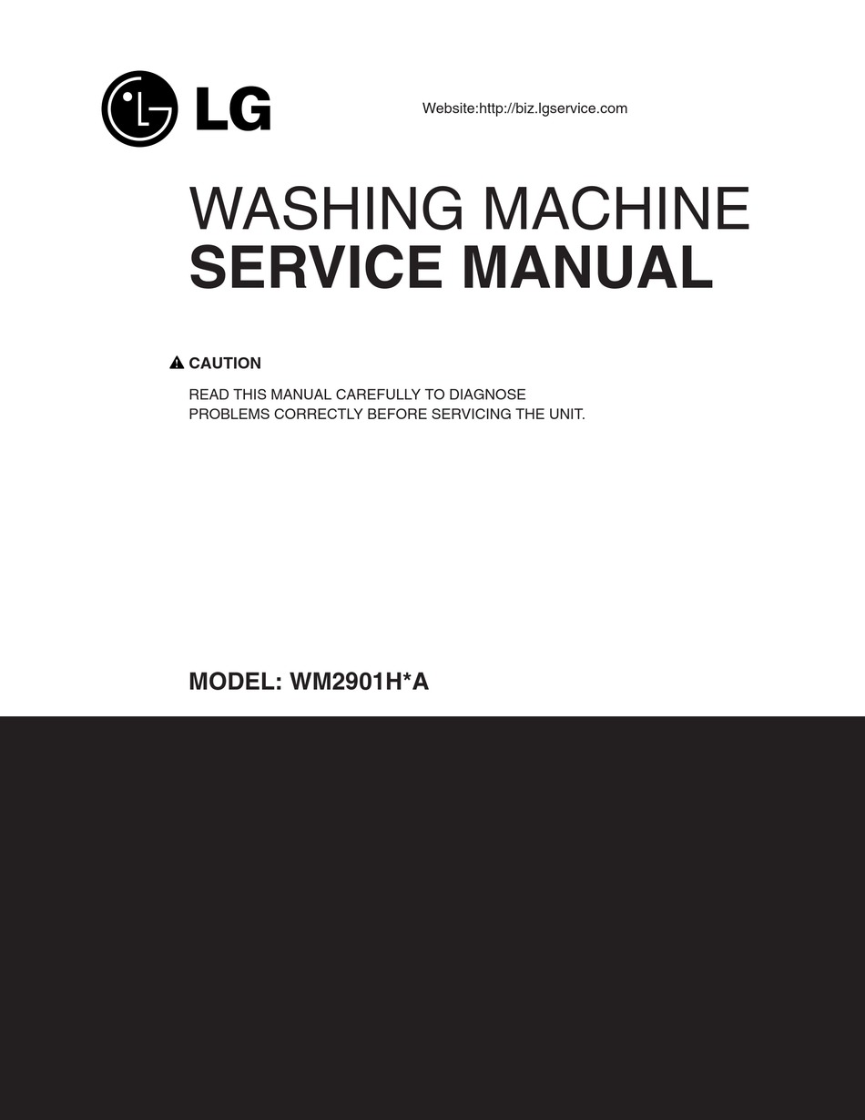 LG WM2901H*A SERIES SERVICE MANUAL Pdf Download | ManualsLib