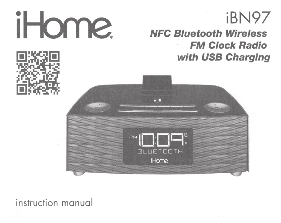 ihome ibn97 bluetooth setup