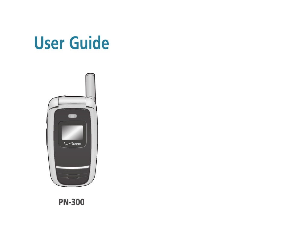 VERIZON PN300 USER MANUAL Pdf Download ManualsLib