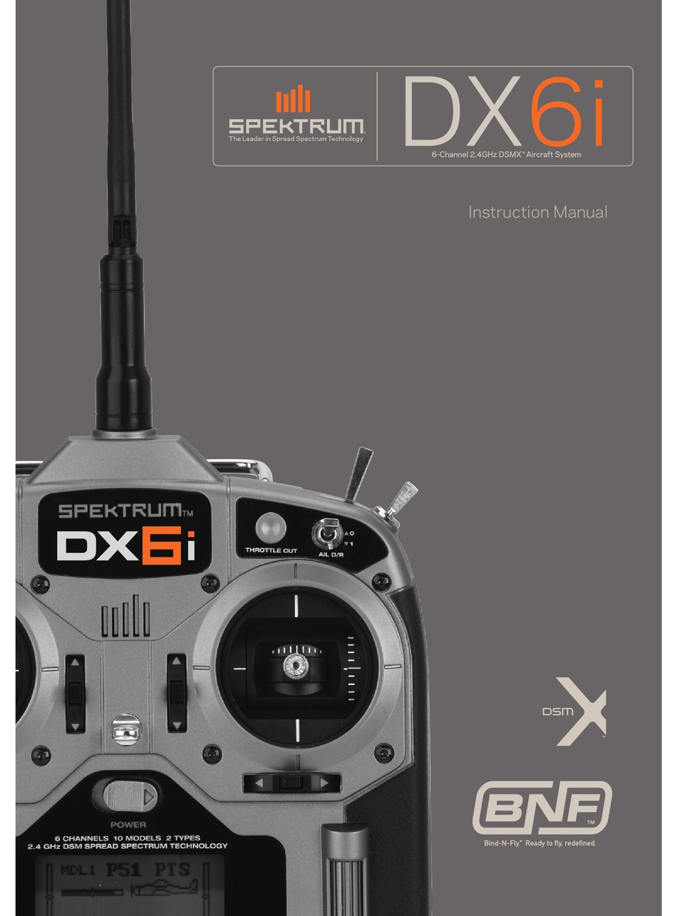 SPETRUM DX6I INSTRUCTION MANUAL Pdf Download | ManualsLib