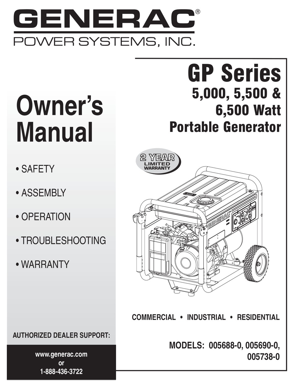 Generac 100 Kw Natural Gas Generator Manual