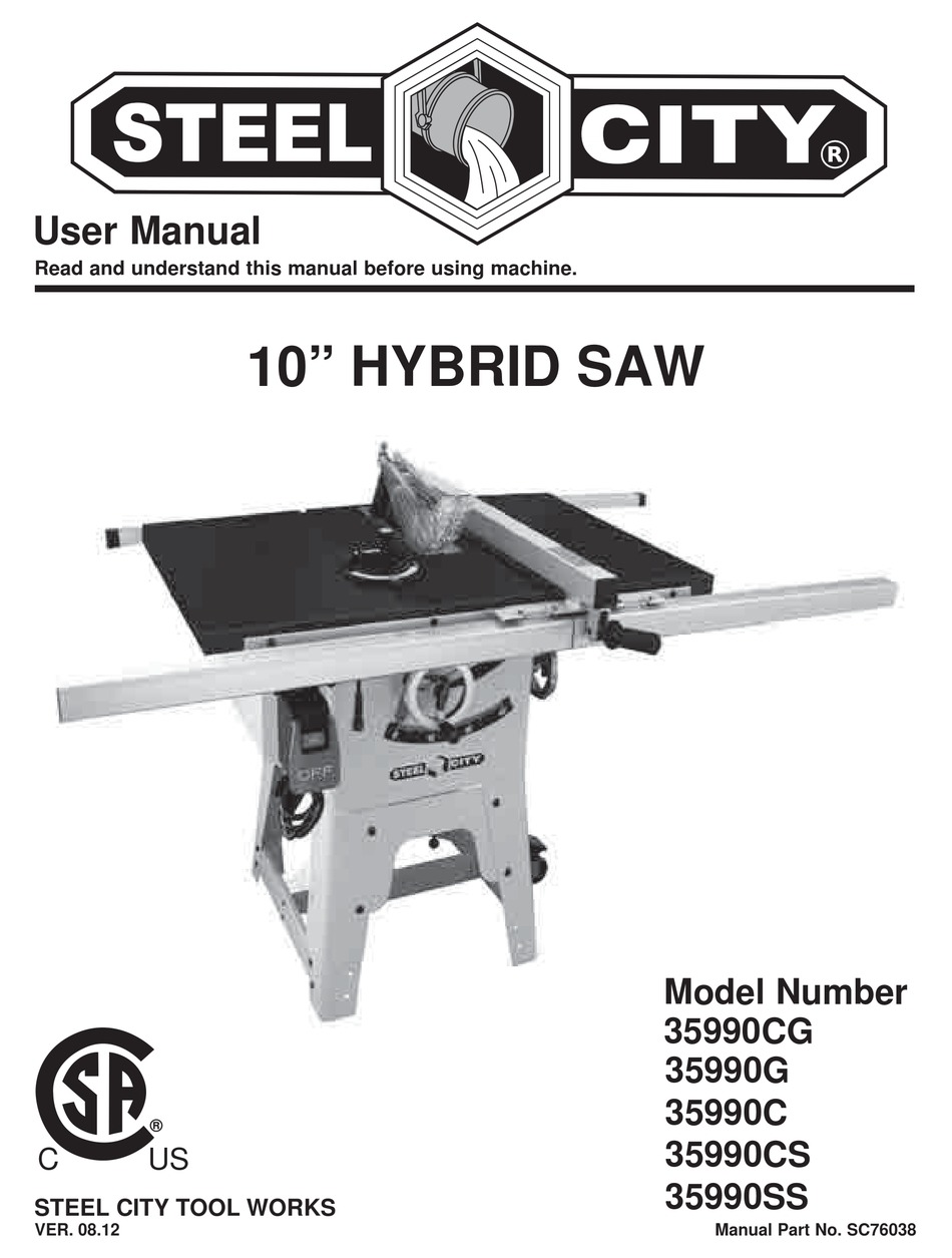 steel city tool works table saw