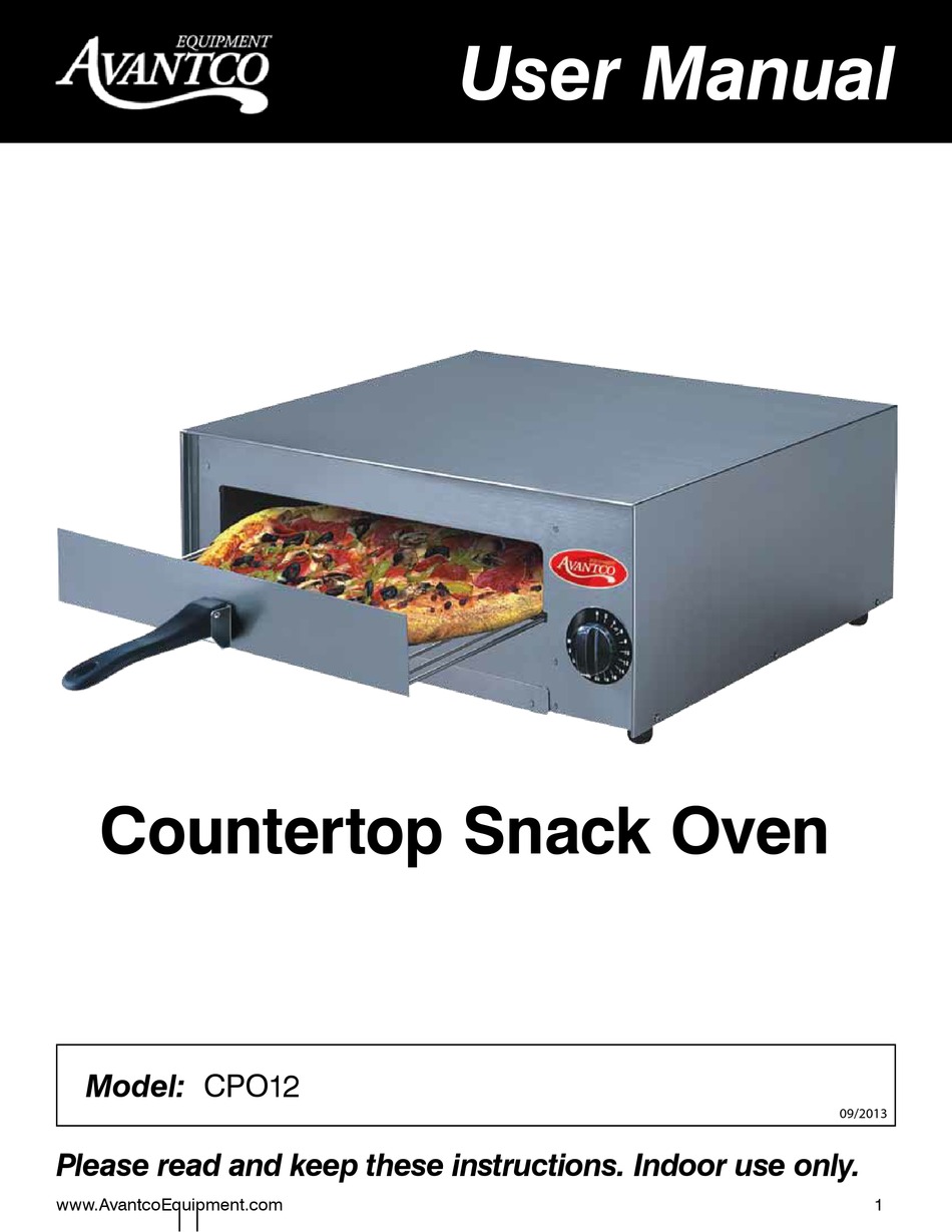 AVANTCO CPO12 USER MANUAL Pdf Download ManualsLib