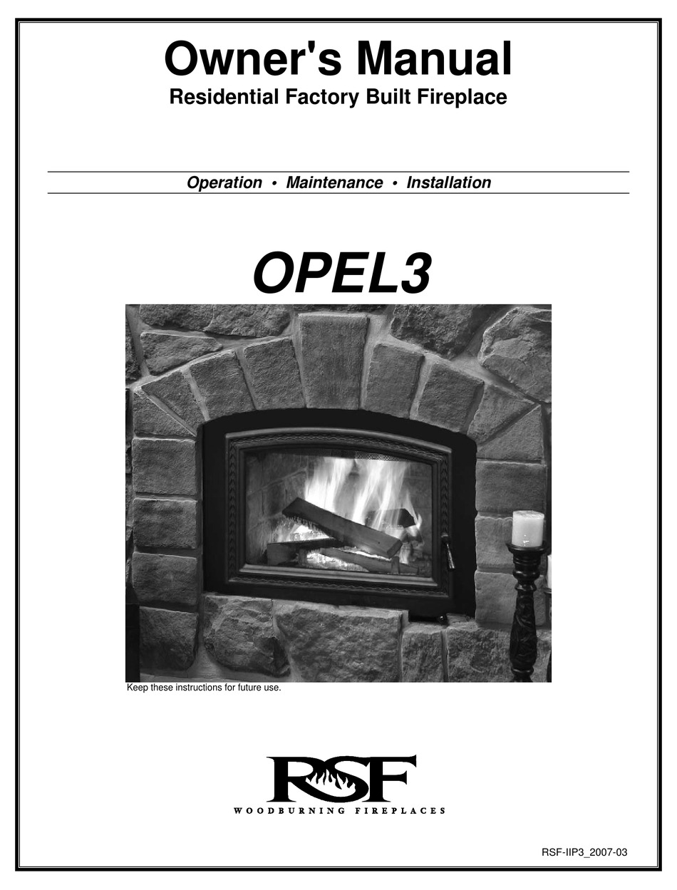 Temtex Fireplace Manuals