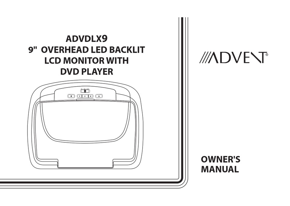 Advent Overhead Led Backlit Lcd Monitor Owner S Manual Pdf Download Manualslib Advent Overhead Led Backlit Lcd Monitor Owner S Manual Pdf Download Manualslib