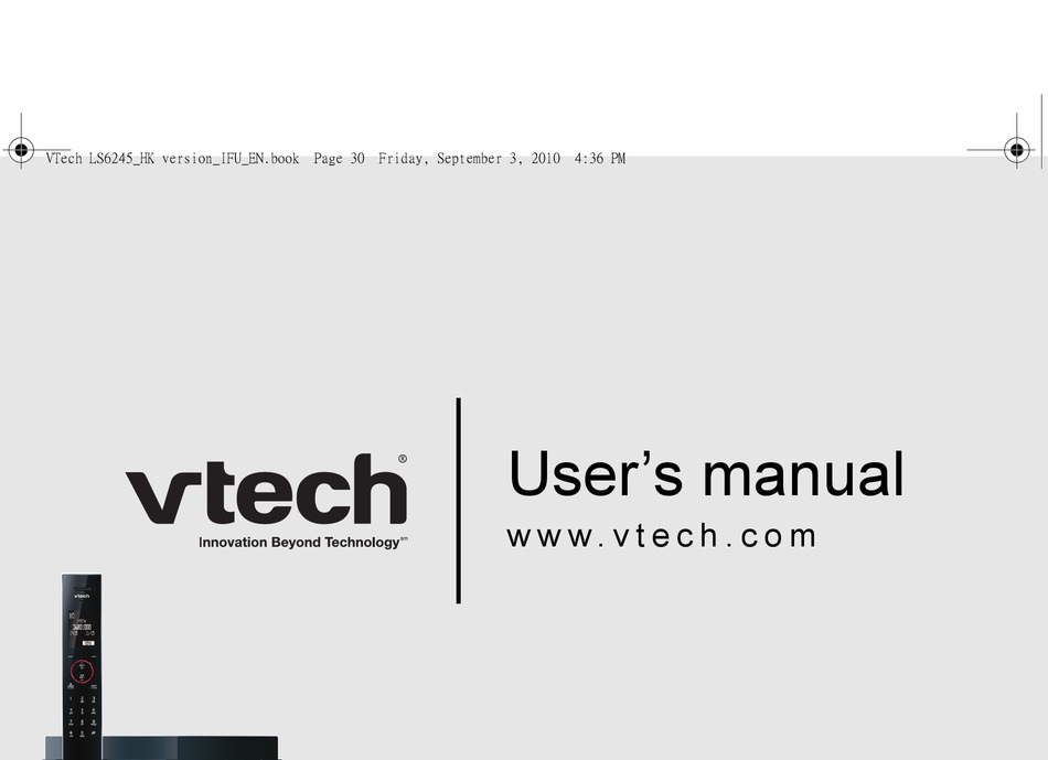 VTECH LS6245 USER MANUAL Pdf Download | ManualsLib