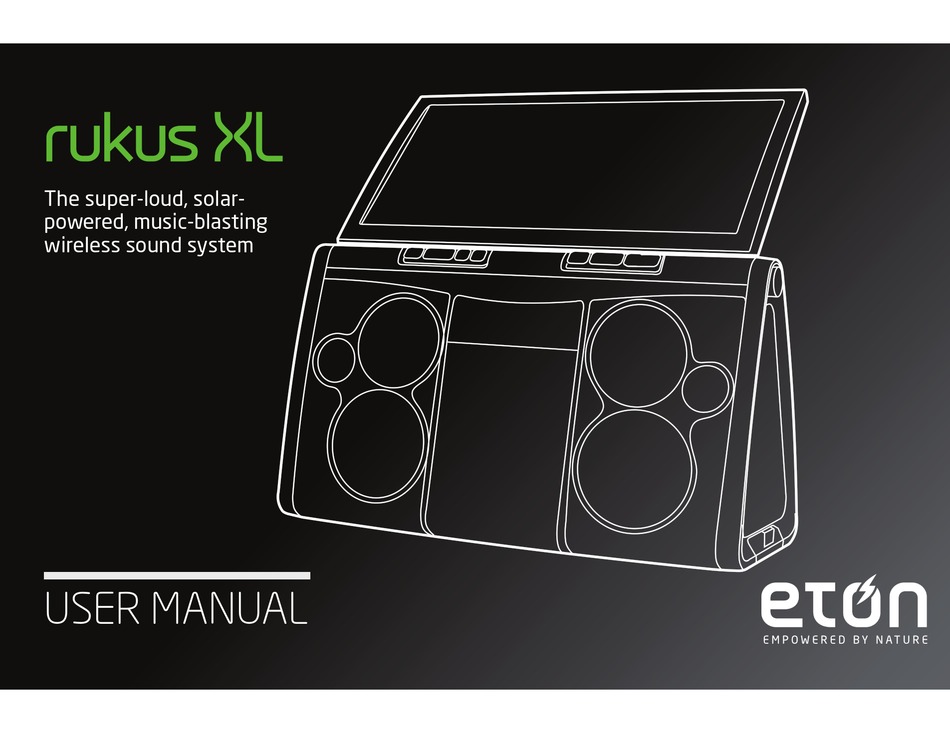 Eton Rukus Xl User Manual Pdf Download Manualslib