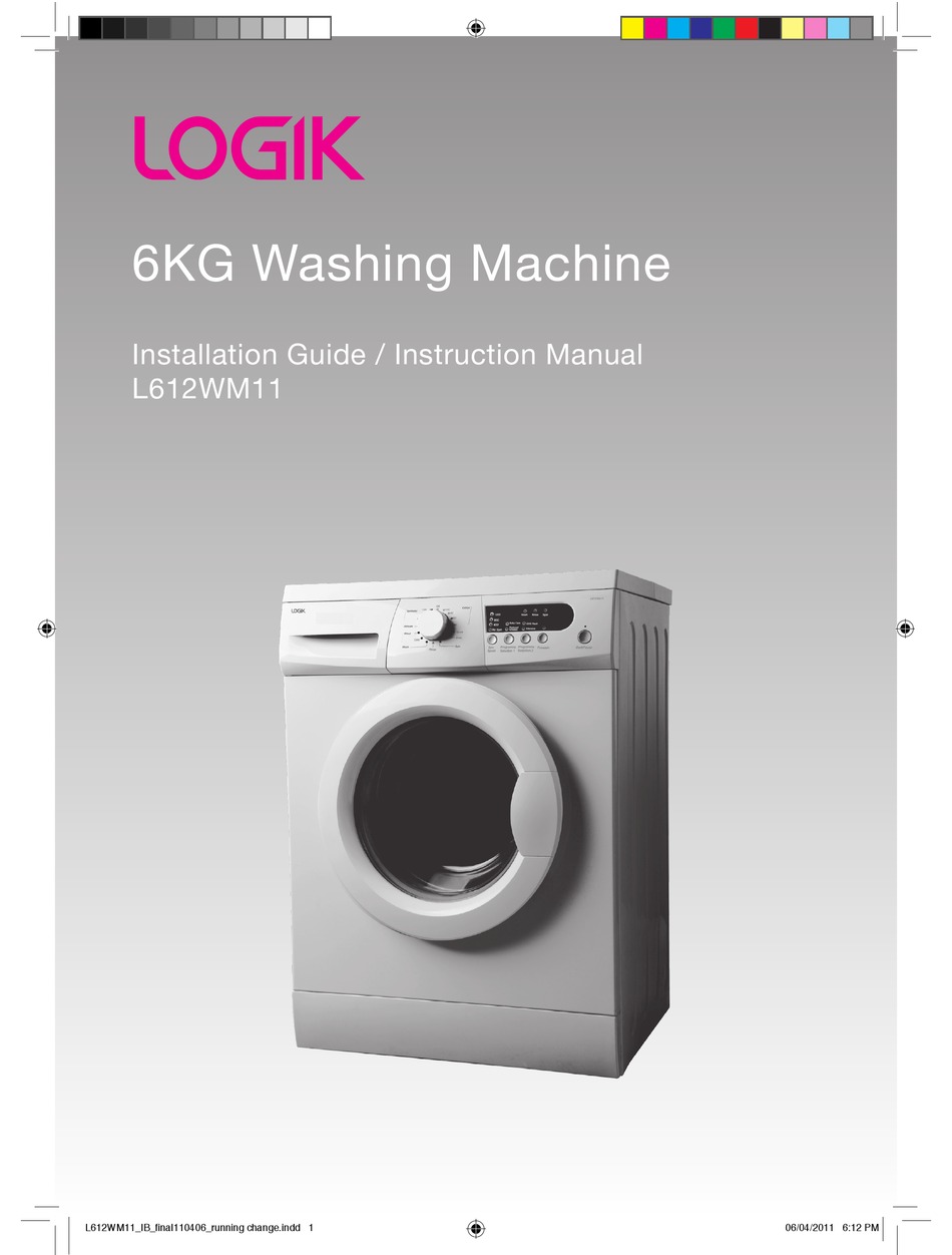 LOGIK L612WM11 INSTALLATION MANUAL AND INSTRUCTION MANUAL Pdf Download ManualsLib