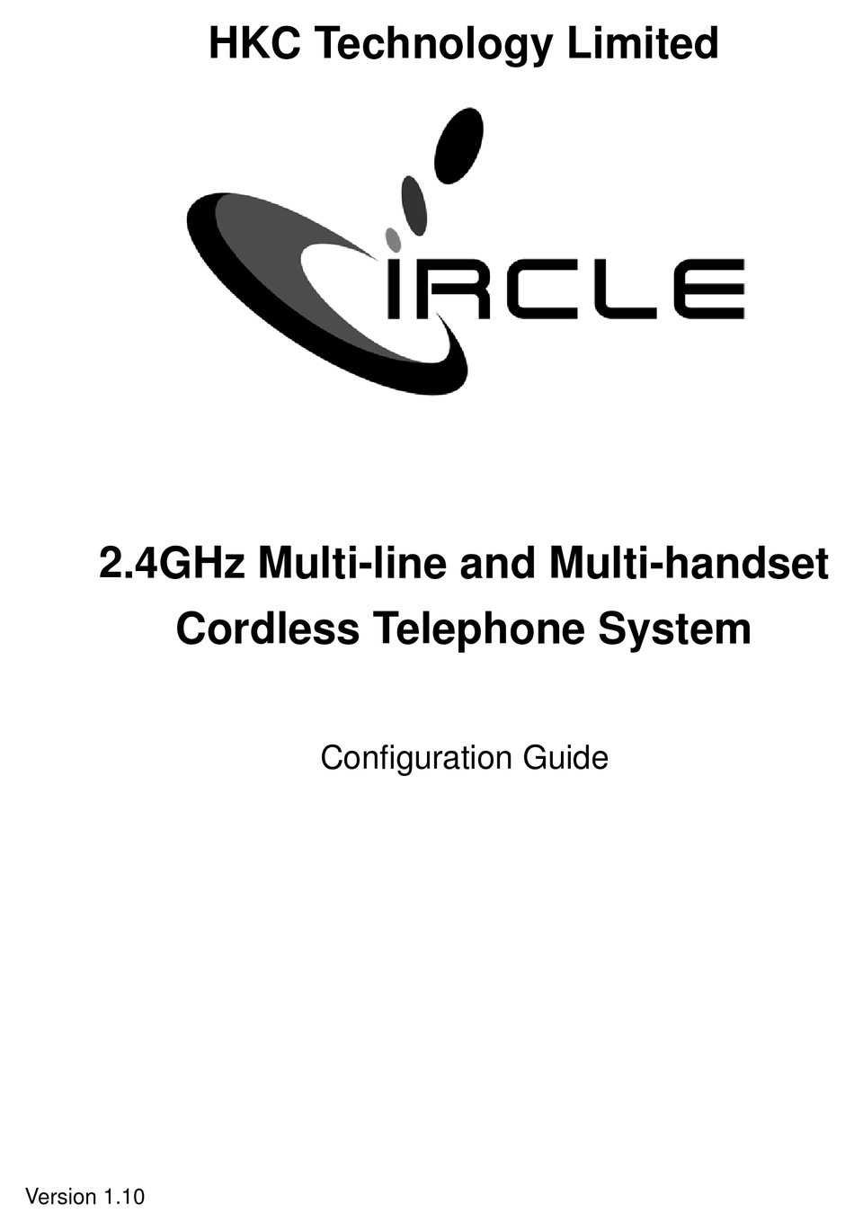 HKC CIRCLE 2.4G CONFIGURATION MANUAL Pdf Download ManualsLib