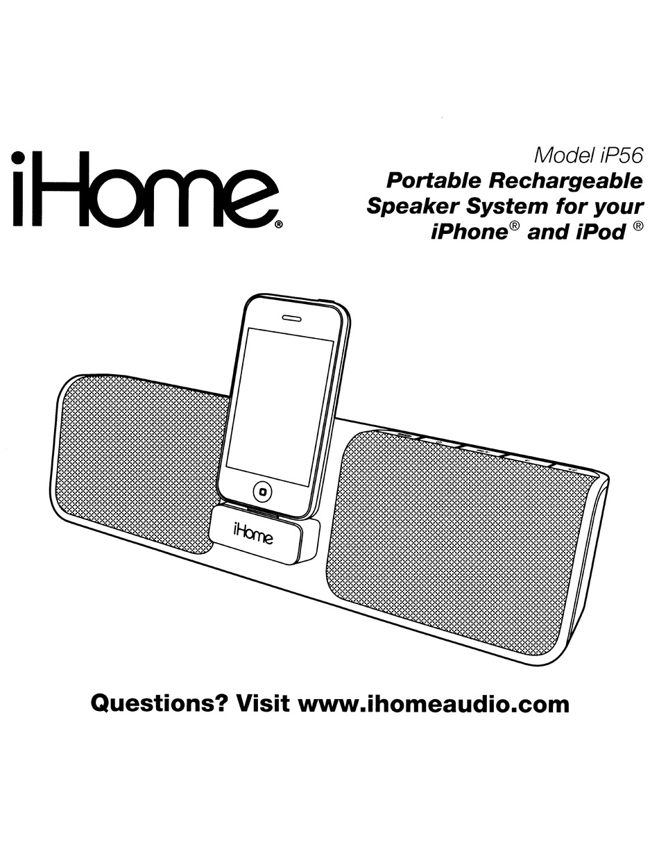 IHOME IP56 USER MANUAL Pdf Download | ManualsLib