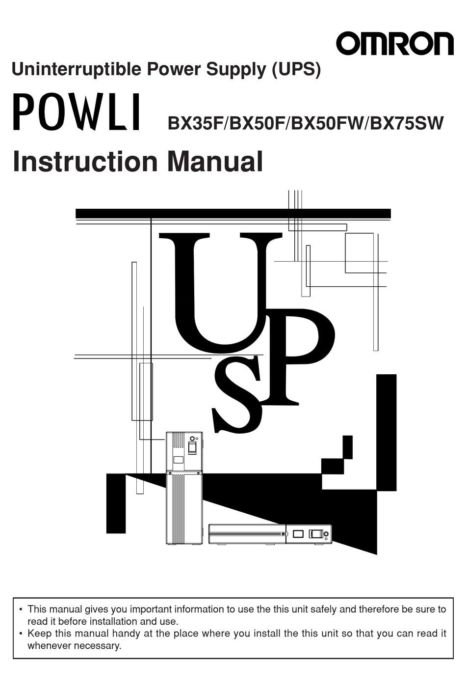 Omron Powli Bx35f Instruction Manual Pdf Download Manualslib