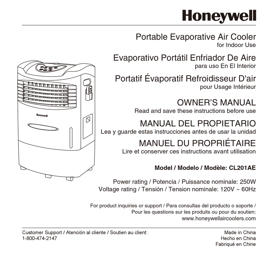 HONEYWELL CL201AE OWNER'S MANUAL Pdf Download | ManualsLib