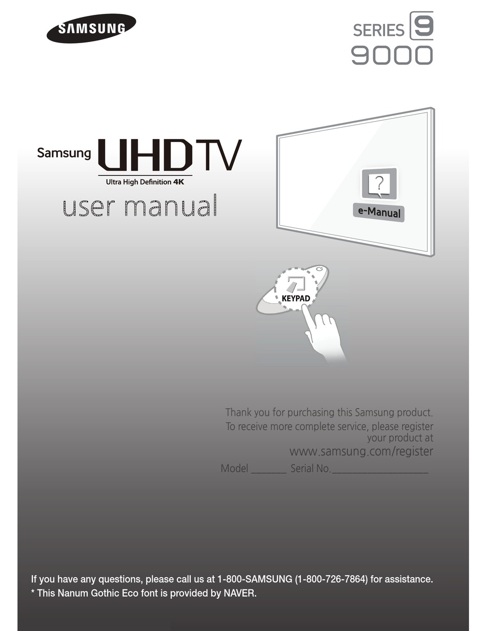 SAMSUNG 9000 USER MANUAL Pdf Download | ManualsLib