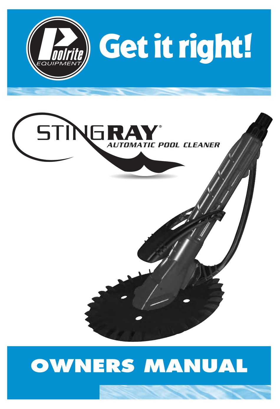 bluechem stingray pool cleaner