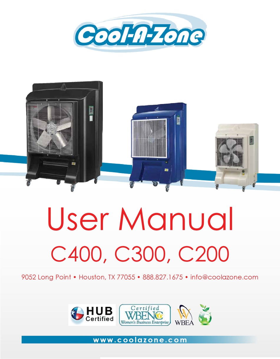 COOLAZONE C400 USER MANUAL Pdf Download ManualsLib